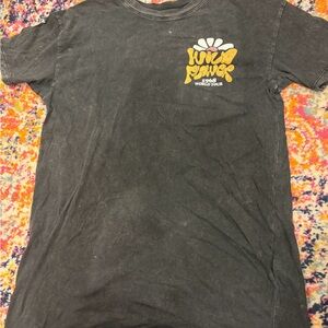 Hollister Black T-Shirt with flowers